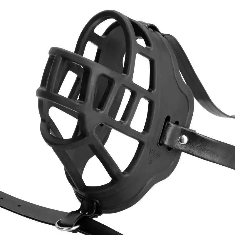SHOTS Ouch! Muzzle with Removable Ball Gag Black easy-to-clean construction for hygienic and convenient adult use Singapore