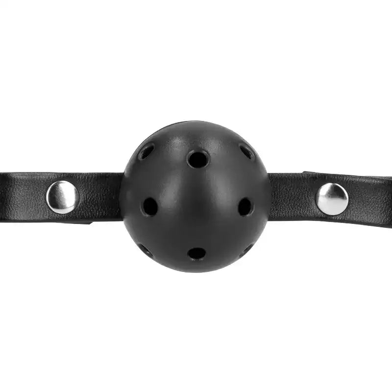 SHOTS Ouch! Muzzle with Removable Ball Gag Black lightweight black muzzle designed for discreet yet secure adult wearable restraint Singapore
