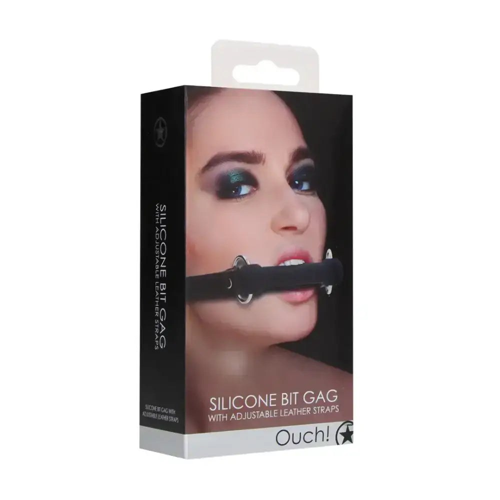 SHOTS Ouch! Bit Gag beginner-friendly mouth gag with easy-to-use buckles for controlled and safe restraint Singapore