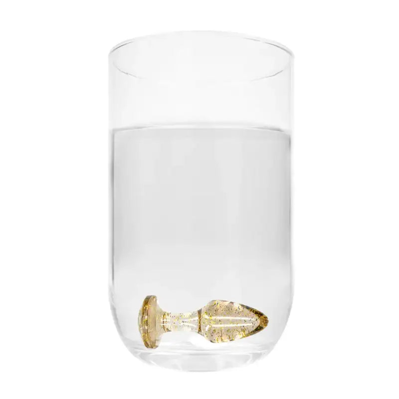 SHOTS Ouch! Acrylic Butt Plug Set Gold Durable gold acrylic construction with sleek glossy finish for stylish adult toy aesthetics Singapore