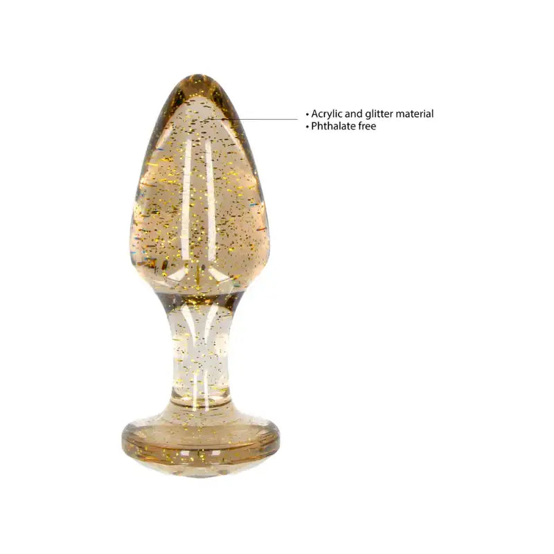 SHOTS Ouch! Acrylic Butt Plug Set Gold Lightweight and easy-to-clean design suitable for safe and hygienic intimate experiences Singapore