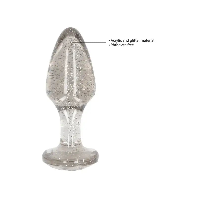 SHOTS Ouch! Acrylic Butt Plug Set Silver Ergonomic flared base for secure handling and comfortable wear during extended sessions Singapore