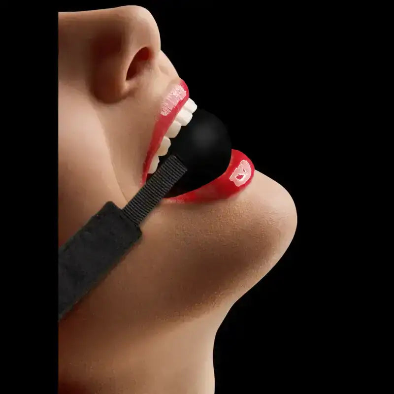 SHOTS Ouch! Adjustable Silicone Ball Gag Ideal for bondage, roleplay, or exploring sensory restraint in adult intimate scenarios Singapore
