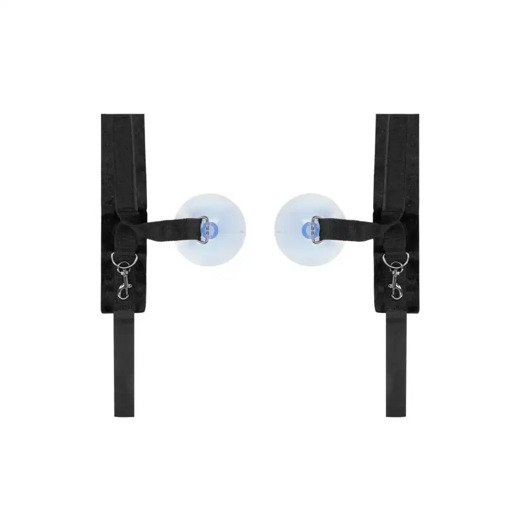 SHOTS Ouch! Adjustable Suction Cup Handcuffs adjustable fastening for customized fit and secure wrist positioning Singapore