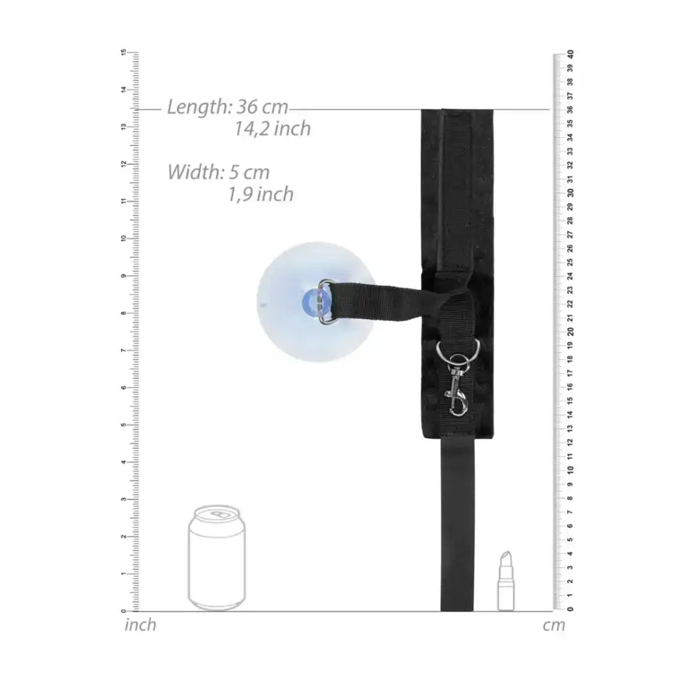 SHOTS Ouch! Adjustable Suction Cup Handcuffs lightweight and portable design suitable for travel or home use Singapore