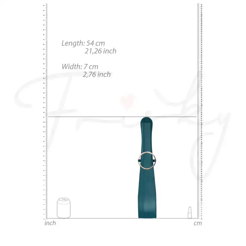 SHOTS Ouch! Belt Flogger Green ergonomic handle and flexible tails for interactive sensory experiences Singapore
