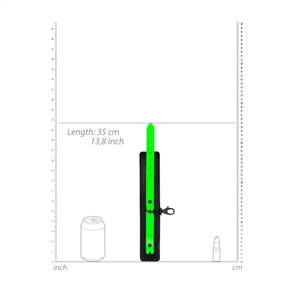 SHOTS Ouch! Ankle Cuffs Glow in The Dark lightweight design suitable for solo or partnered interactive use Singapore