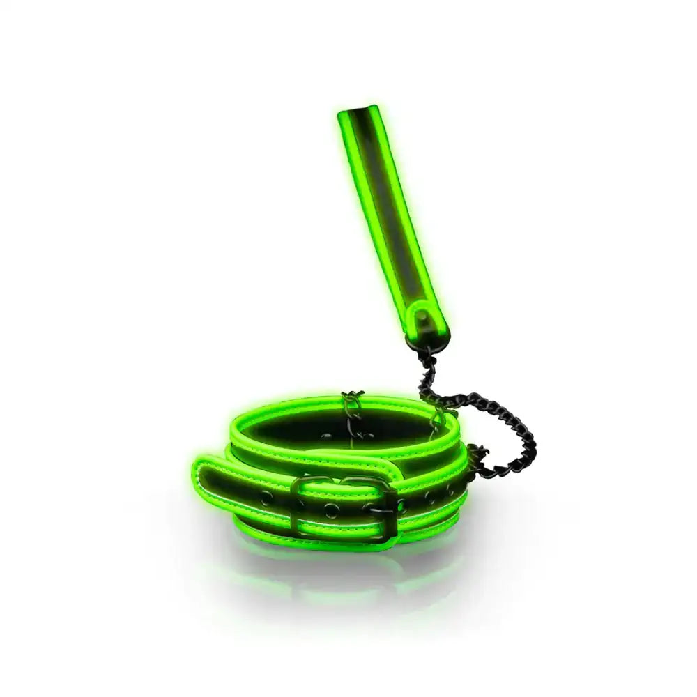 SHOTS Ouch! Collar and Leash Glow in the Dark soft inner lining provides comfort during extended wear Singapore