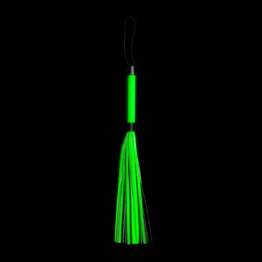 SHOTS Ouch! Flogger Glow in The Dark soft yet durable leather strands provide controlled impact and tactile sensations Singapore
