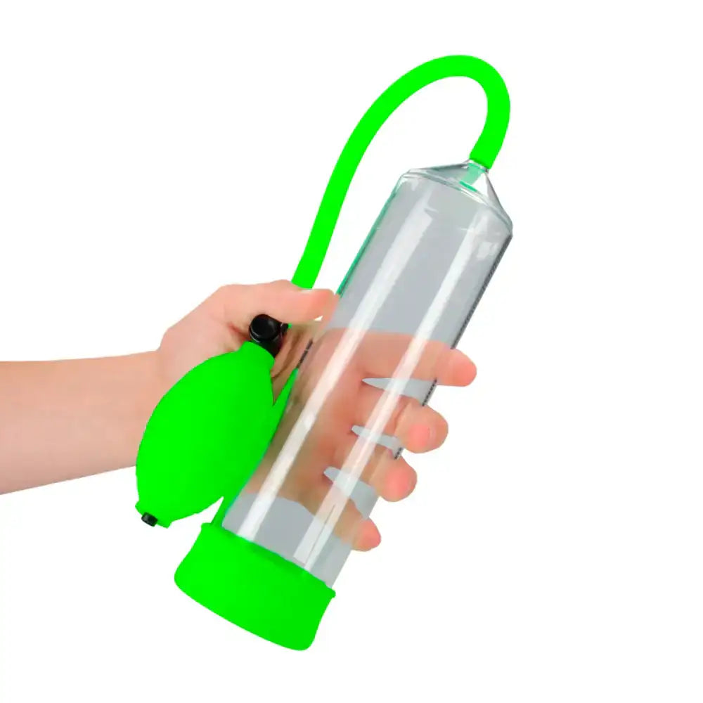 SHOTS Ouch! Classic Penis Pump Glow in The Dark lightweight and portable design suitable for discreet storage or travel Singapore