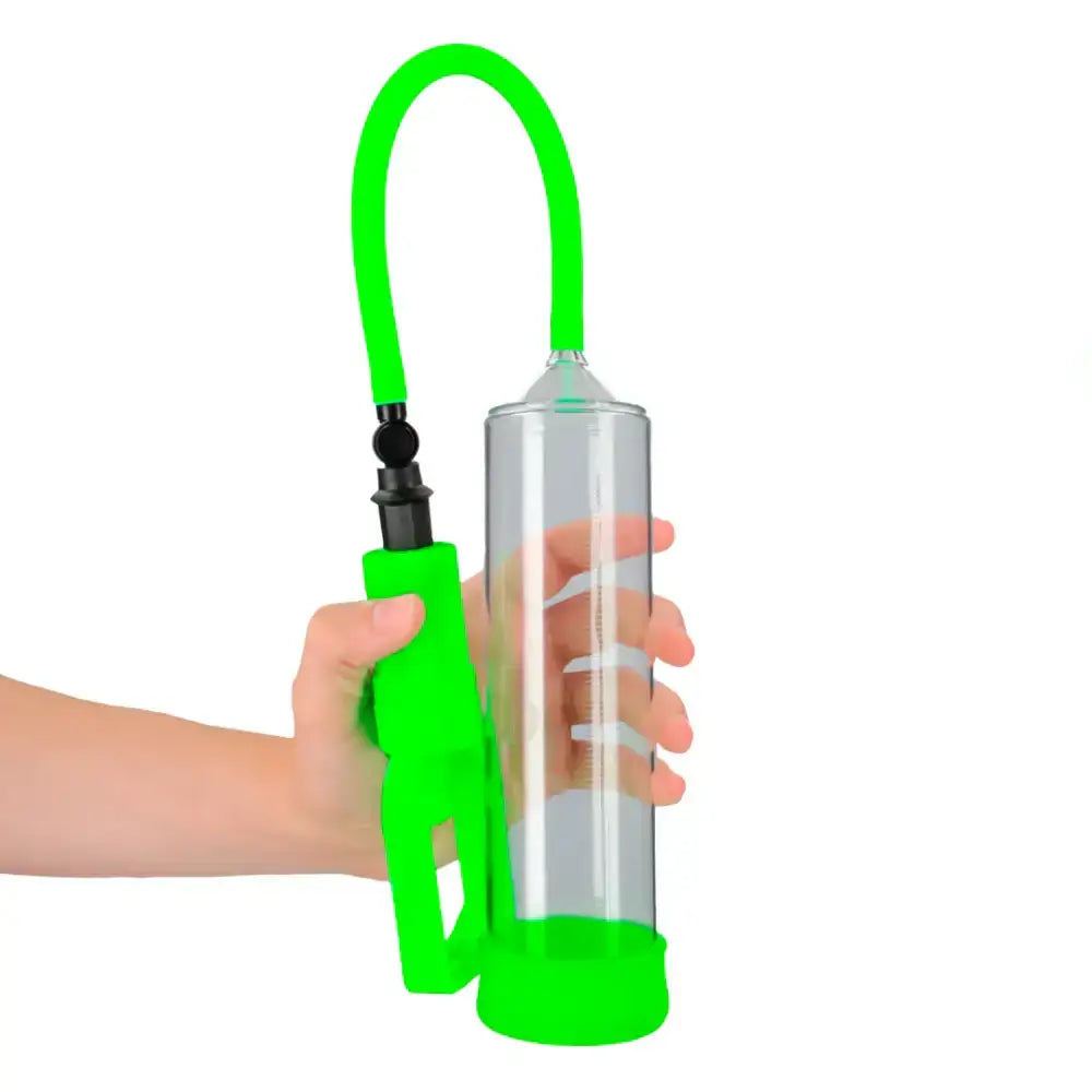 SHOTS Ouch! Comfort Beginner Pump Glow in The Dark ideal for male wellness routines, enhancement, and interactive partner use Singapore