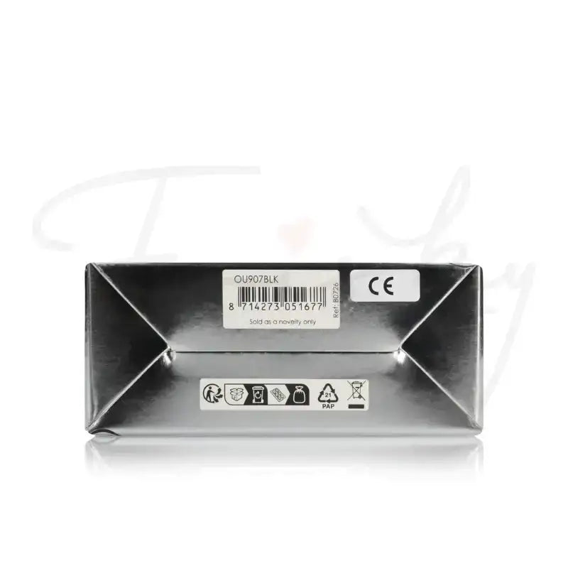 SHOTS Ouch! Beaded Vibrating Prostate Massager with Remote Control black ergonomic handle for easy control during use Singapore