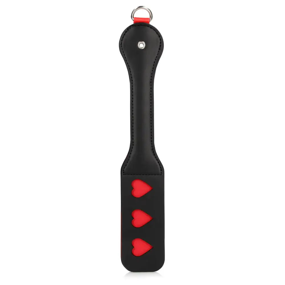 SHOTS Ouch! Hearts Paddle with Metal Anal Plug versatile design for combined spanking and anal stimulation Singapore