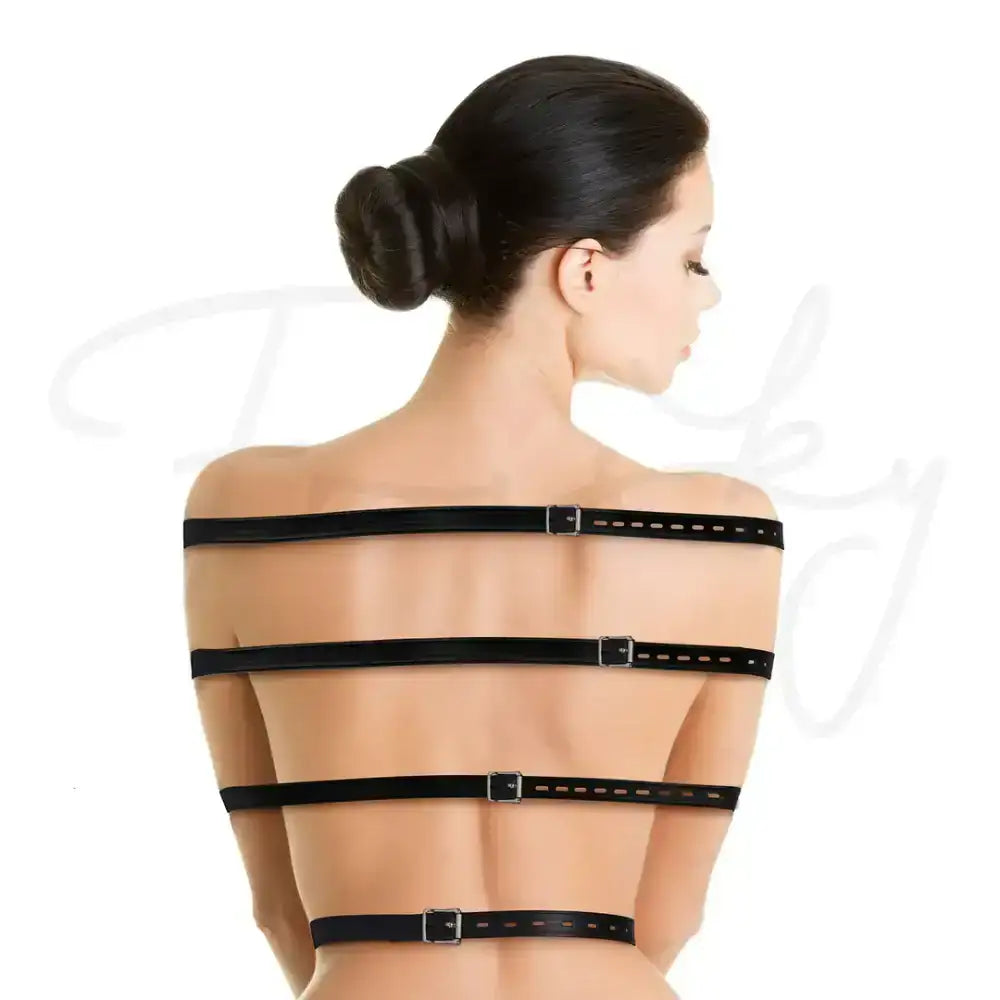SHOTS Ouch! Full Body Bondage Belts black high-quality material suitable for solo or partner full body restraint scenarios Singapore