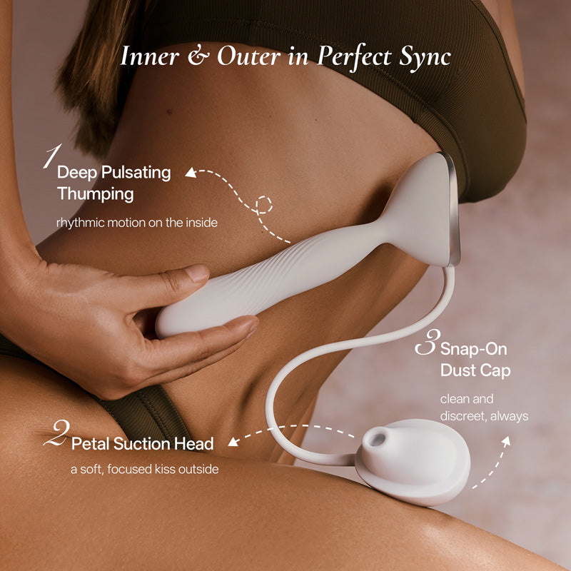 Osuga Flux — Dual-Zone Thumping Wand & Suction Vibrator