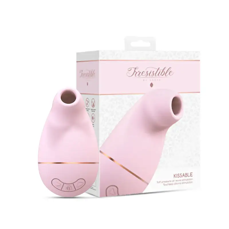 SHOTS Kissable Sucking Vibrator Pink Powerful suction and vibration adult toy for intimate pleasure Singapore