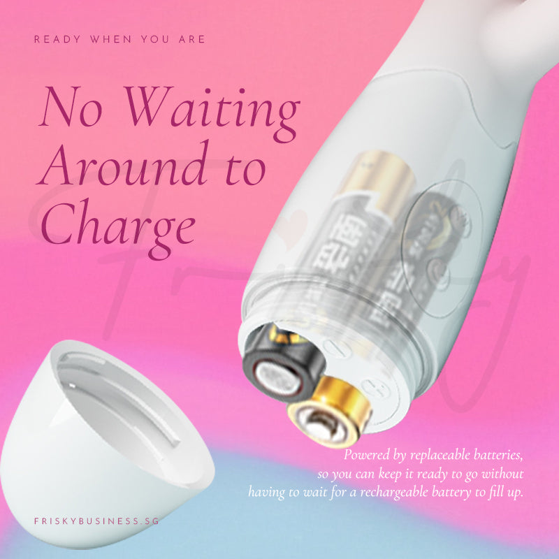 Petal Dual-Motor Rabbit Vibrator Battery-Powered