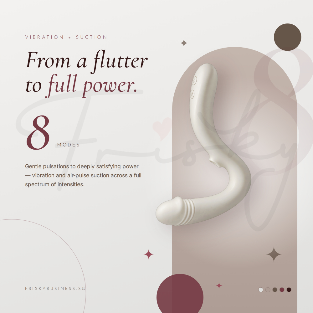 Pulse Grip - Female APP Control Thrusting and Suction Vibrator