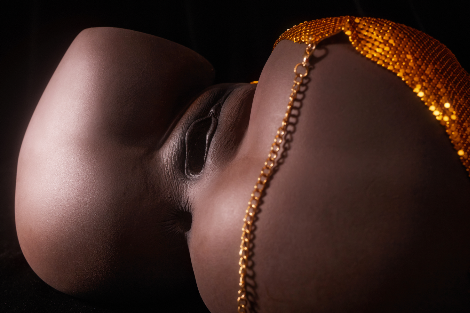 CLIMAX DOLL - RS-6 Silicone Butt Torso (Cocoa)