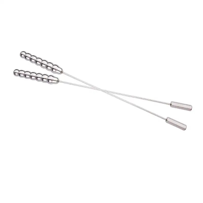 Twin Thrill - Stainless Steel Dual-ended Urethral Soundings - Frisky Business Adult Sex Toys Shop