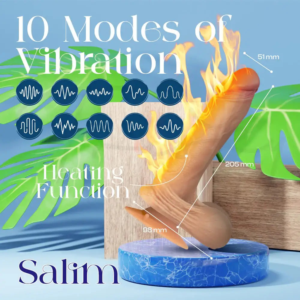 Ero Series Smart Bluetooth Dildo – Realistic Silicone Vibrator with Handle, Suction & Dual Control (App + Remote) - Frisky Business Adult Sex Toys Shop