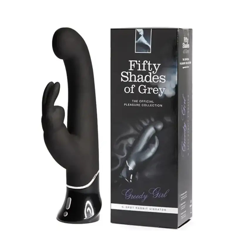 Fifty Shades Of Grey Greedy Girl G-Spot Rabbit Vibrator ergonomic dual-stimulation design smooth silicone Singapore