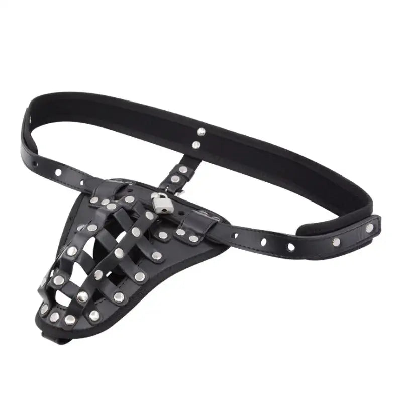 Lockdown Lust Belt - Men Chastity Belt BSDM - Frisky Business Adult Sex Toys Shop