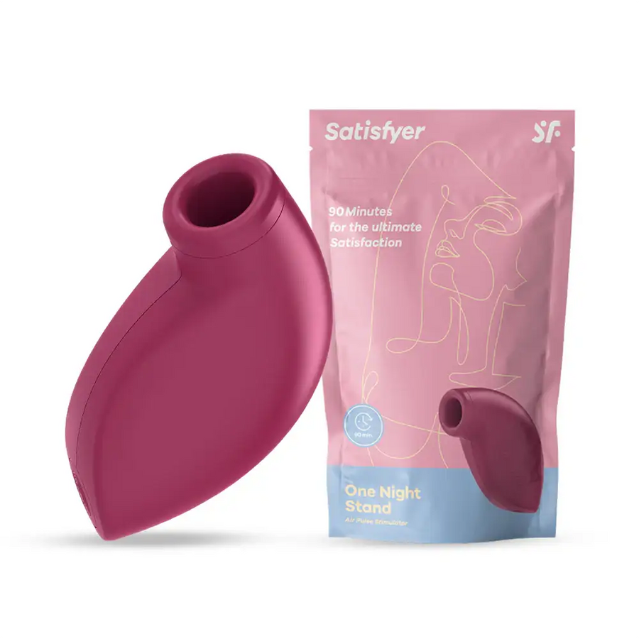 Satisfyer One Night Stand Clitoral Air Pulse Stimulator compact design personal massager device Singapore