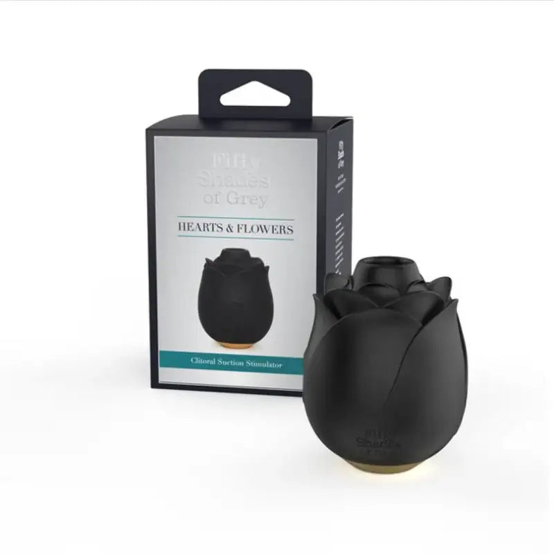 Fifty Shades Of Grey Hearts & Flowers Clitoral Suction Stimulator compact ergonomic design smooth silicone Singapore