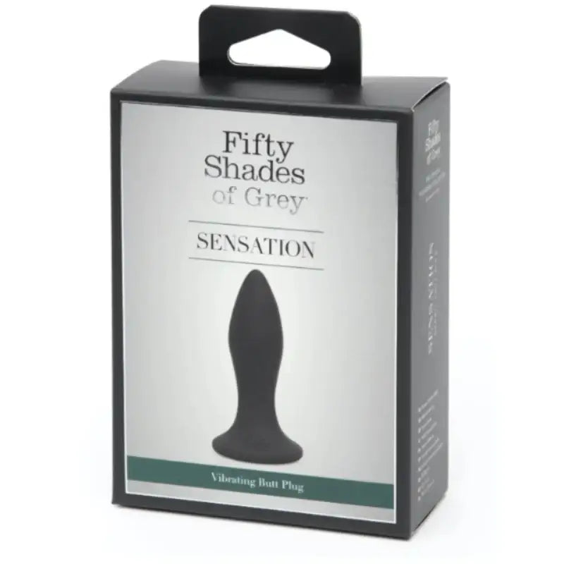 Fifty Shades Of Grey Sensation Rechargeable Vibrating Butt Plug lightweight discreet travel-friendly ergonomic design Singapore