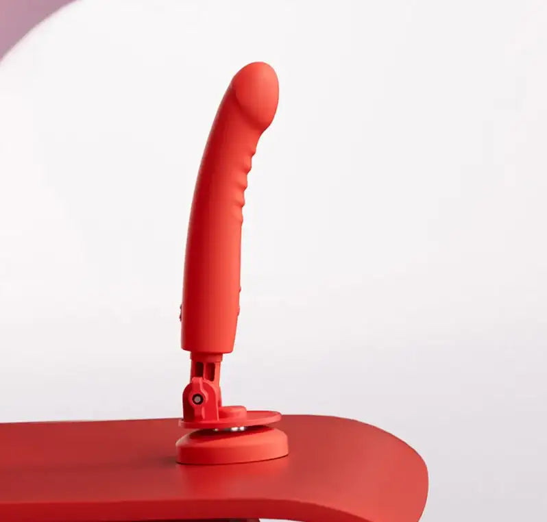 Lovense - Mission 2 App-Controlled Touch Sensitive Suction Cup Dildo - Frisky Business Adult Sex Toys Shop