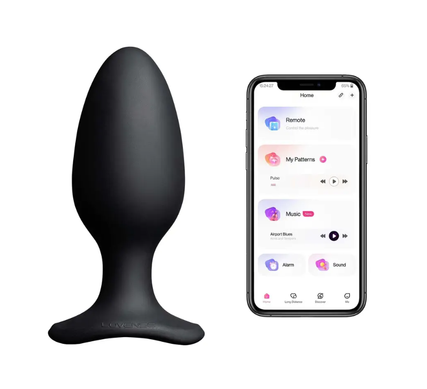 Lovense - Hush 2 (2.25 in) - Bluetooth Remote-Controlled Butt Plug - L