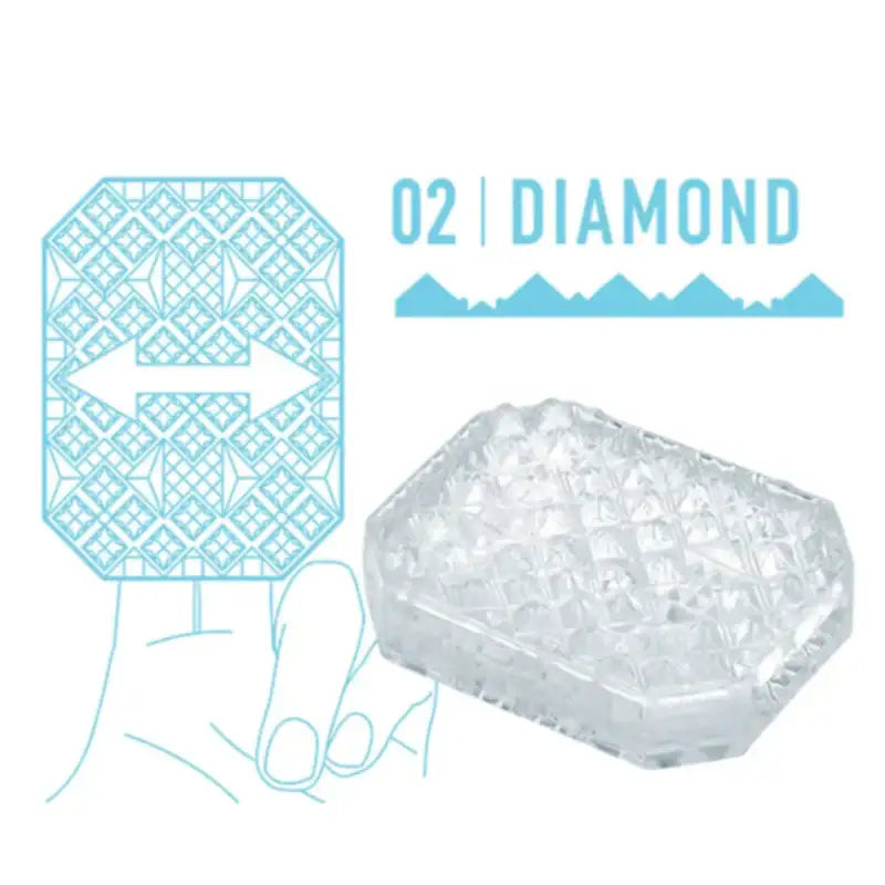Tenga - Uni Unisex & Universal Masturbator for Men and Women Diamond - Frisky Business Adult Sex Toys Shop