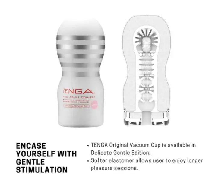 Tenga Original Vacuum Cup Masturbator Gentle Compact Sleek Design Convenient for Travel Durable Material Singapore