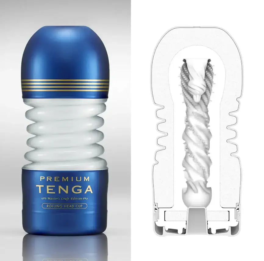 Tenga Premium Rolling Head Cup Masturbator Lightweight Durable Material Comfortable Grip High Performance Singapore