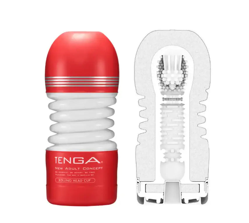 Tenga - Rolling Head Cup Masturbator - Standard - Frisky Business Adult Sex Toys Shop
