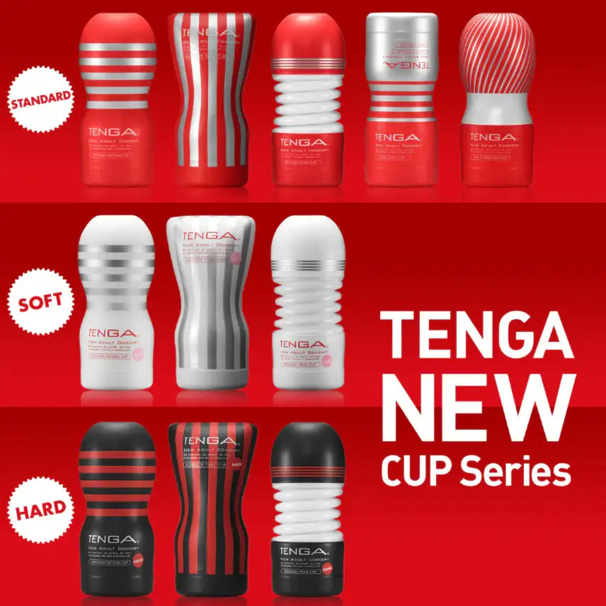 Tenga - Rolling Head Cup Masturbator - Standard - Frisky Business Adult Sex Toys Shop