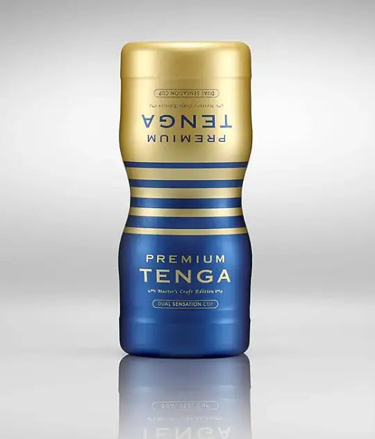 Tenga Premium Dual Sensation Cup Masturbator Innovative Male Pleasure Device Ergonomic Shape Easy to Use Singapore