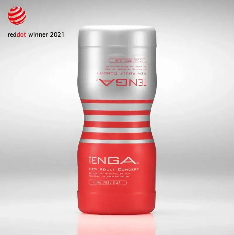 Tenga Dual Sensation Cup Masturbator Standard Premium Quality Silicone Soft Interior Realistic Texture Singapore