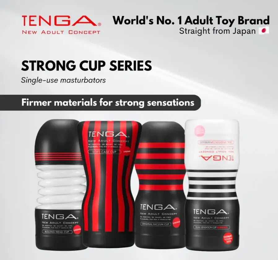 Tenga Dual Feel Cup Extremes Masturbation Cup Flip Open Design Easy Maintenance Reusable Silicone Device Singapore