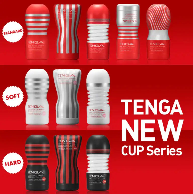 Tenga Soft Case Cup Masturbator Standard Innovative Male Pleasure Device Ergonomic Shape Easy to Use Singapore