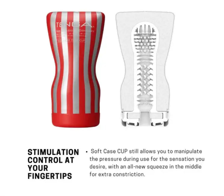Tenga Soft Case Cup Masturbator Standard Lightweight Durable Material Comfortable Grip High Performance Singapore