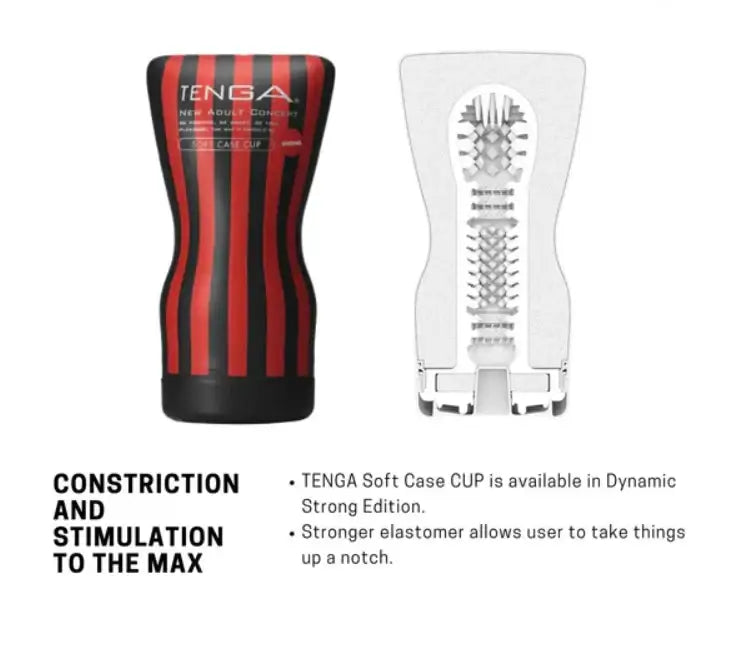 Tenga Soft Case Cup Masturbator Strong Compact Sleek Design Convenient for Travel Durable Silicone Singapore