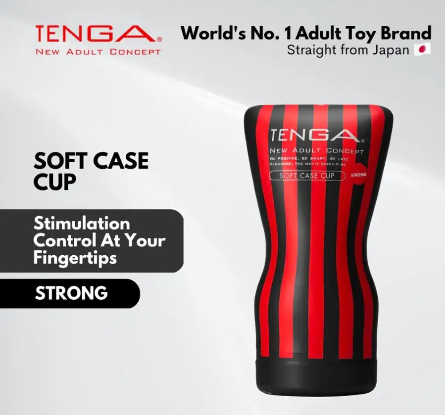 Tenga Soft Case Cup Masturbator Strong Ergonomic Shape Lightweight Reusable Personal Pleasure Device Singapore