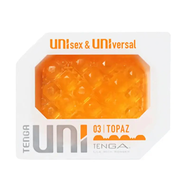 Tenga Uni Unisex & Universal Masturbator Topaz Realistic Interior Texture Soft Flexible Material High Quality Singapore