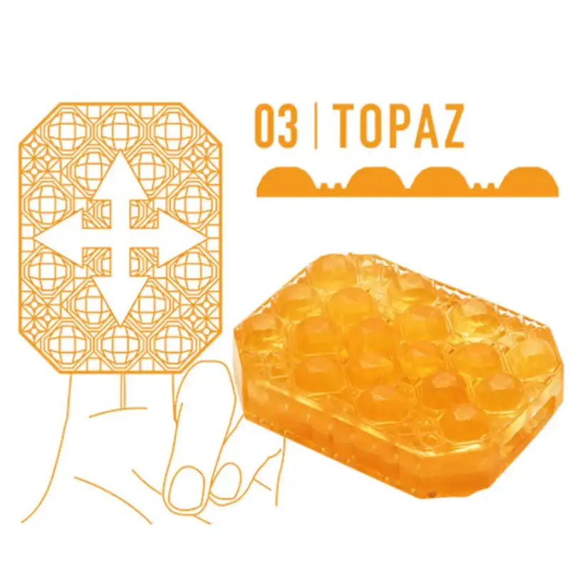 Tenga Uni Unisex & Universal Masturbator Topaz Adjustable Tightness Enhanced Stimulation Comfortable Grip Singapore