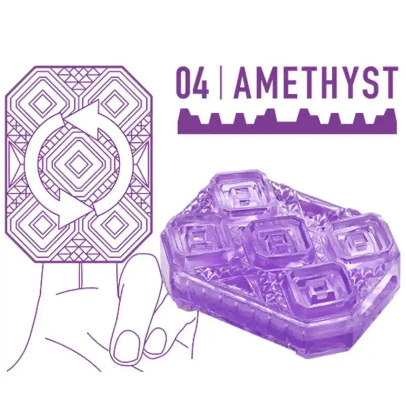 Tenga Uni Unisex & Universal Masturbator Amethyst Adjustable Tightness Enhanced Stimulation Comfortable Grip Singapore