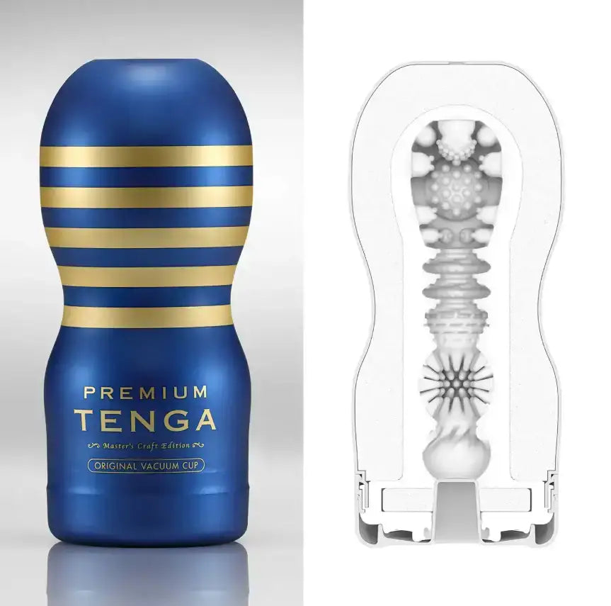 Tenga Premium Original Vacuum Cup Masturbator Innovative Personal Pleasure Device Ergonomic Shape Easy to Use Singapore