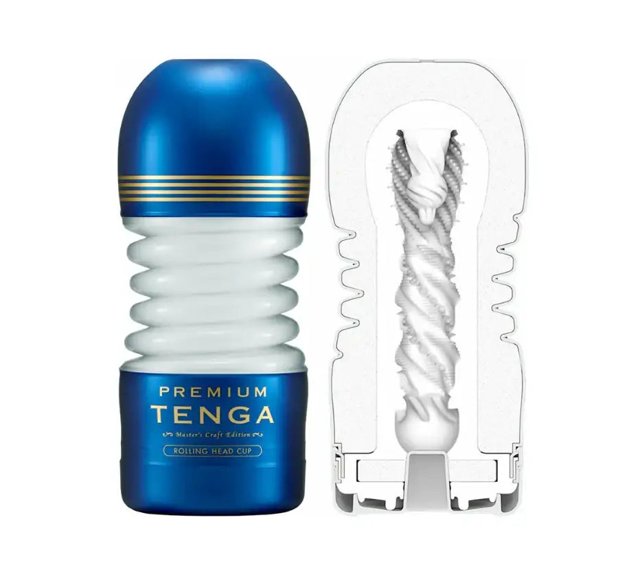 Tenga Premium Rolling Head Cup Masturbator Ergonomic Shape Lightweight Reusable Personal Pleasure Device Singapore