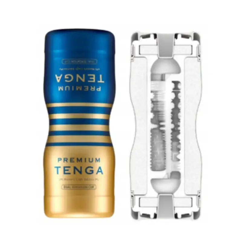 Tenga Premium Dual Sensation Cup Masturbator Ergonomic Shape Lightweight Reusable Personal Pleasure Device Singapore